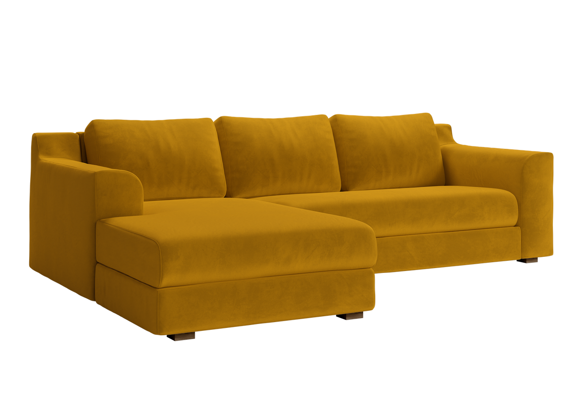 Sabai Design · The Elevate Natural Sectional in Recycled Velvet | socius design in Rochester, MN