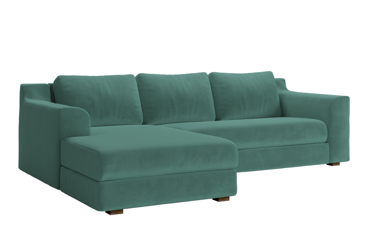 Sabai Design · The Elevate Natural Sectional in Recycled Velvet | socius design in Rochester, MN