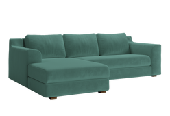 The Elevate Sectional in Recycled Velvet