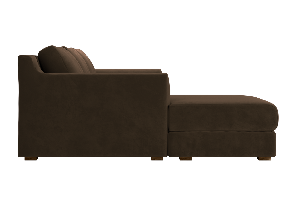 Sabai Design · The Elevate Natural Sectional in Recycled Velvet | socius design in Rochester, MN