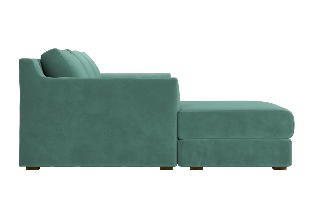 Sabai Design · The Elevate Natural Sectional in Recycled Velvet | socius design in Rochester, MN