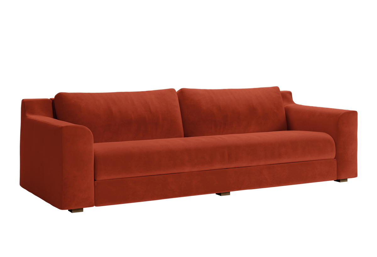 Sabai Design · The Elevate Natural 96" Sofa in Recycled Velvet | socius design in Rochester, MN