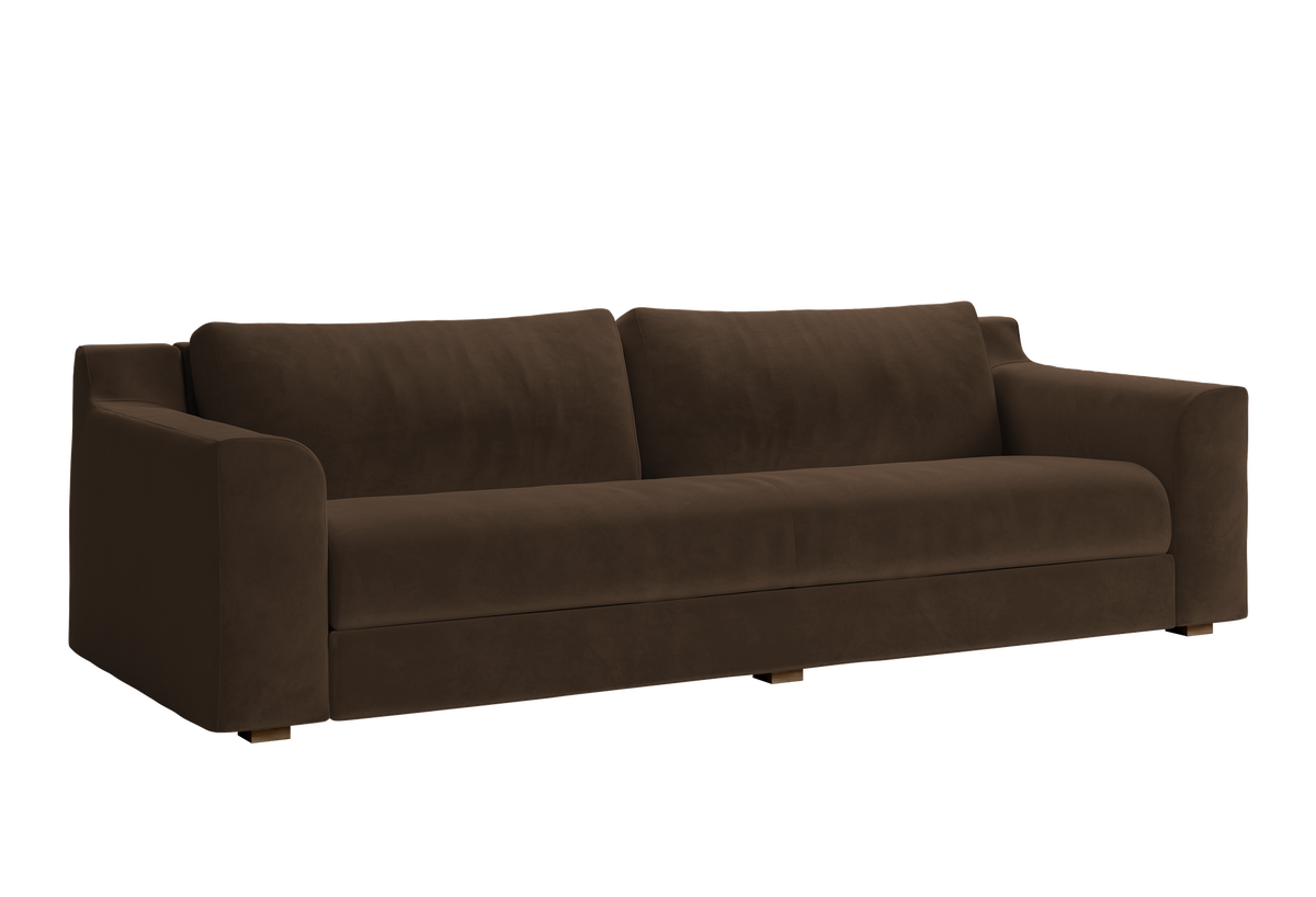 Sabai Design · The Elevate Natural 96" Sofa in Recycled Velvet | socius design in Rochester, MN