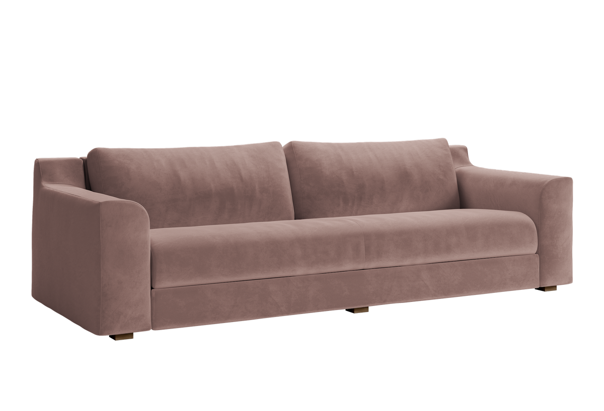 Sabai Design · The Elevate Natural 96" Sofa in Recycled Velvet | socius design in Rochester, MN