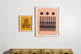 Block Shop · Trillium Woodblock Print + Maple Hanging Rails