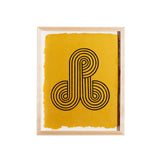 Block Shop · Trillium Woodblock Print + Maple Hanging Rails