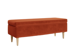 The Essential Storage Bench in Recycled Velvet