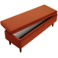 The Essential Storage Bench in Recycled Velvet