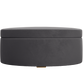 The Evergreen Storage Ottoman in Recycled Velvet