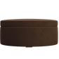 The Evergreen Storage Ottoman in Recycled Velvet