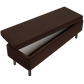 The Essential Storage Bench in Recycled Velvet