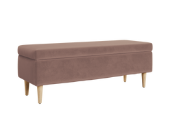 The Essential Storage Bench in Recycled Velvet