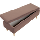 The Essential Storage Bench in Recycled Velvet