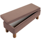 The Essential Storage Bench in Recycled Velvet