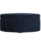 The Evergreen Storage Ottoman in Recycled Velvet