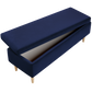 The Essential Storage Bench in Recycled Velvet
