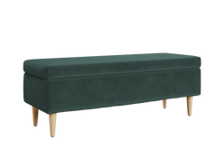 The Essential Storage Bench in Recycled Velvet
