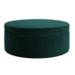 The Evergreen Storage Ottoman in Recycled Velvet