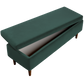 The Essential Storage Bench in Recycled Velvet