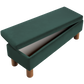 The Essential Storage Bench in Recycled Velvet
