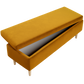 The Essential Storage Bench in Recycled Velvet