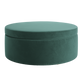The Evergreen Storage Ottoman in Recycled Velvet