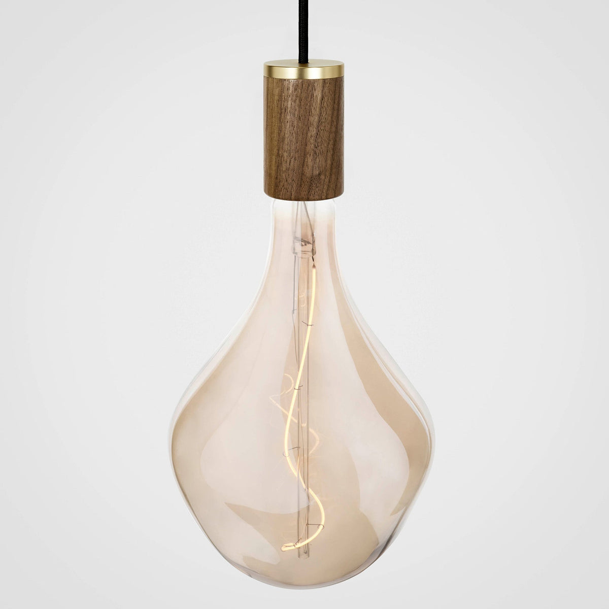 Nine Pendant in Walnut + Voronoi II