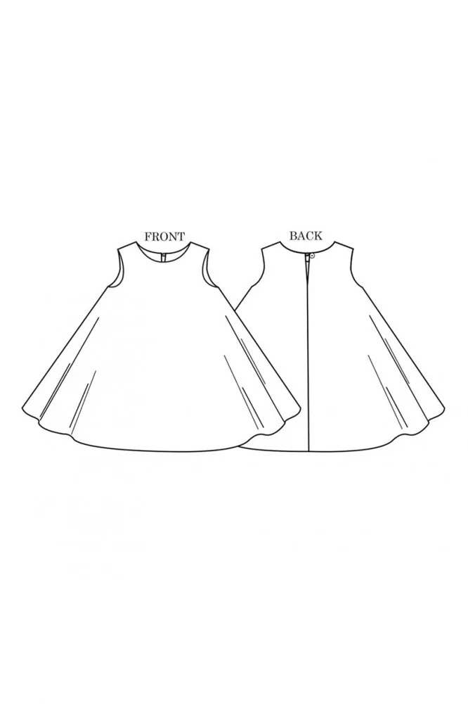 Trapeze Dress Sewing Pattern · Merchant & Mills