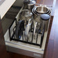 Yamazaki Home · Adjustable Pot Lid and Frying Pan Organizer · Steel | socius design in Rochester, MN