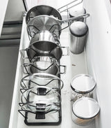 Yamazaki Home · Adjustable Steel Pot Lid Organizer · Yamazaki Home | socius design in Rochester, MN