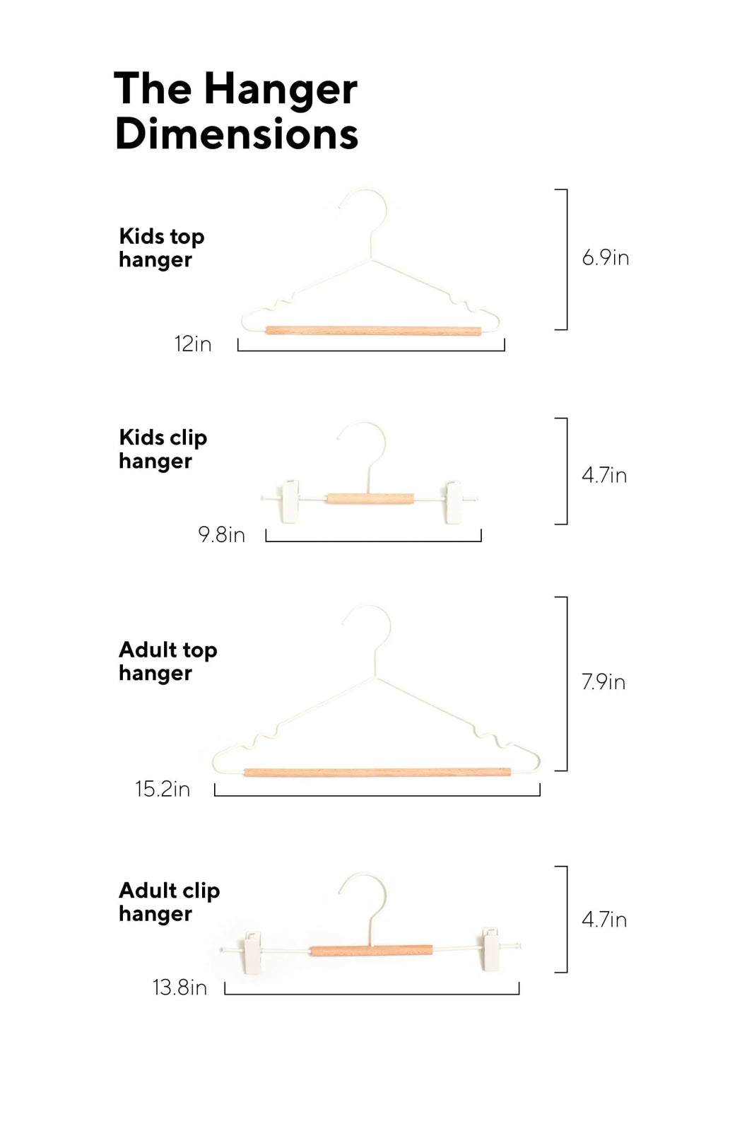Mustard Made · Adult Clip Hangers in Chalk | socius design in Rochester, MN