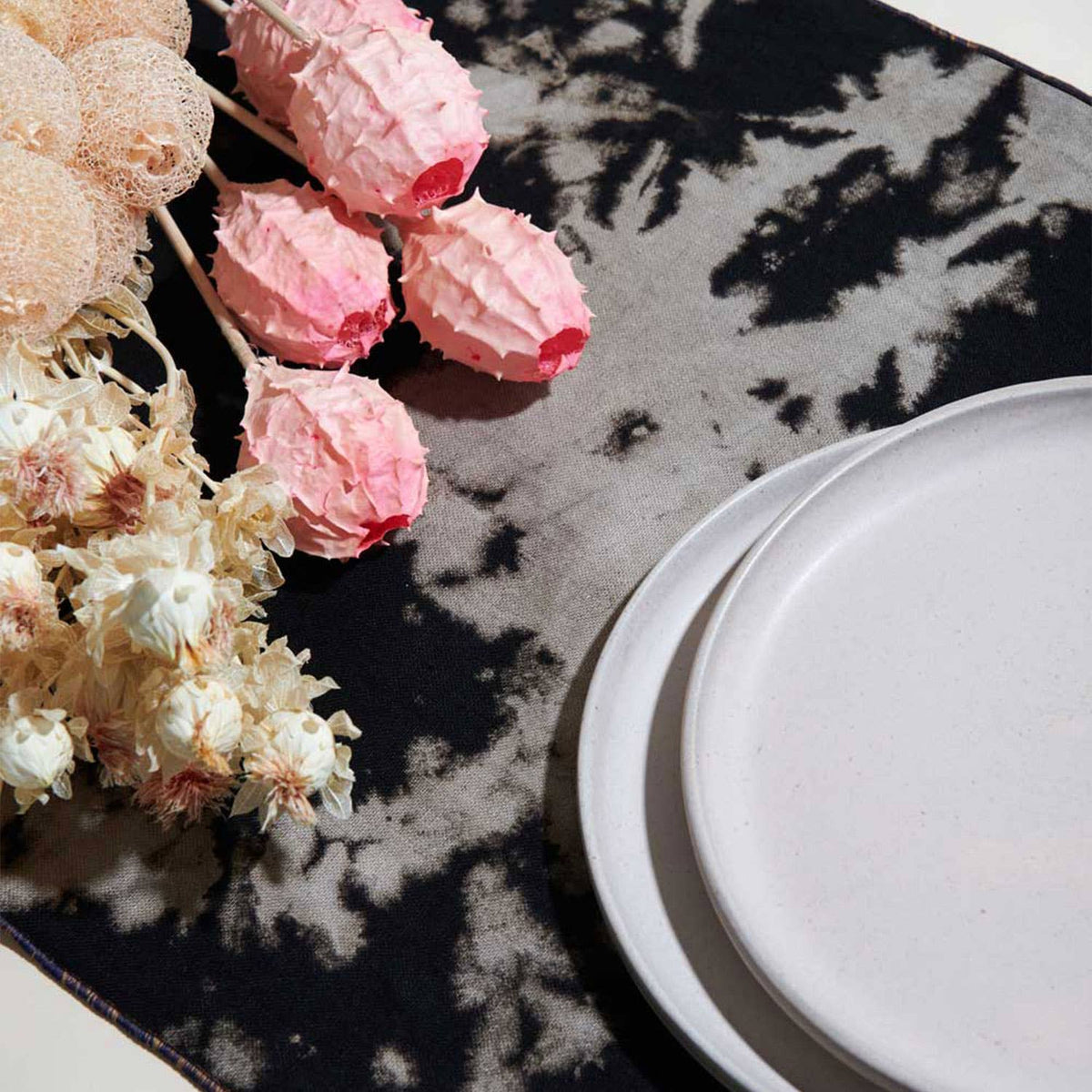ATELIER SAUCIER · After Dark Linen Table Runner | socius design in Rochester, MN