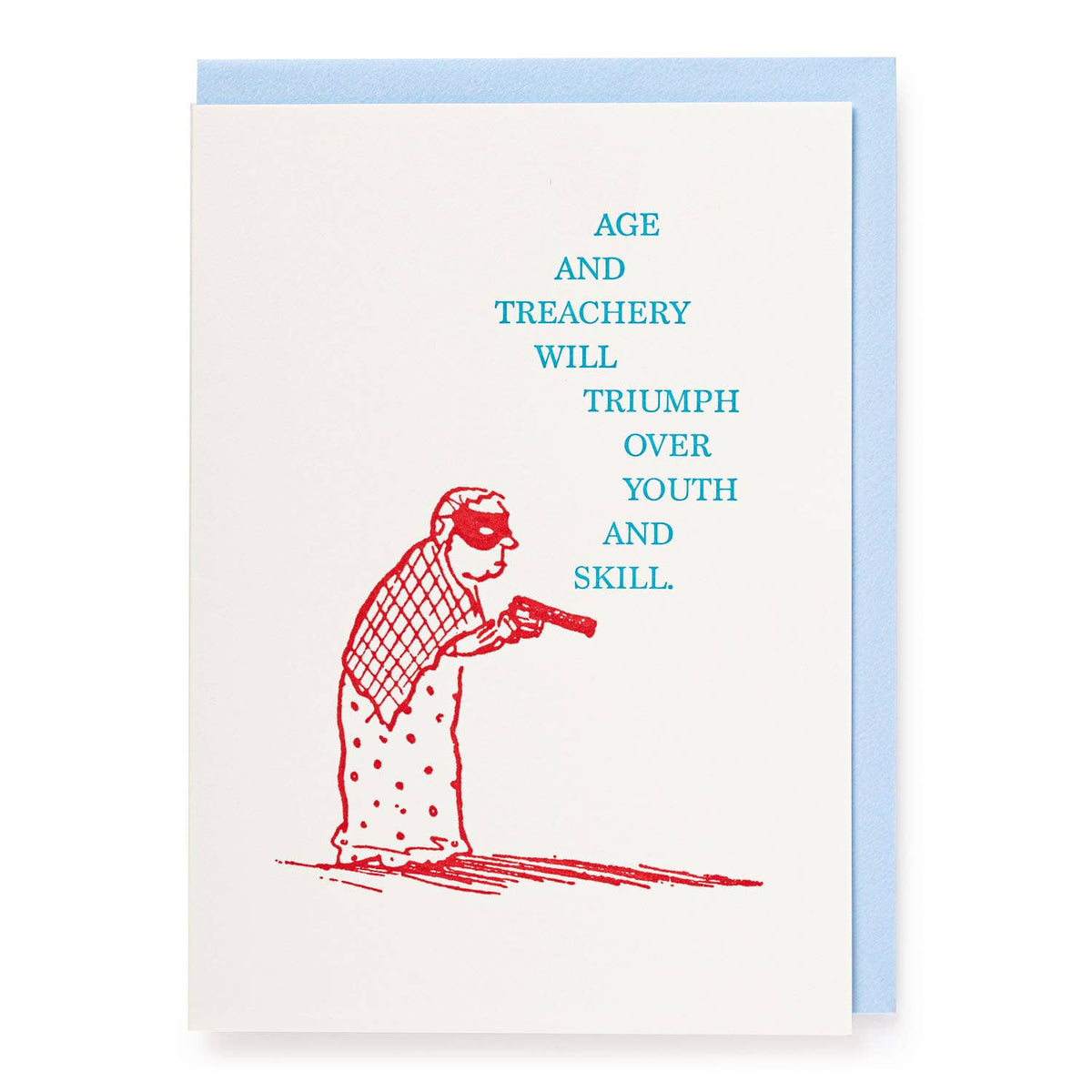 Archivist Gallery · Age and Treachery · Letterpress Card | socius design in Rochester, MN