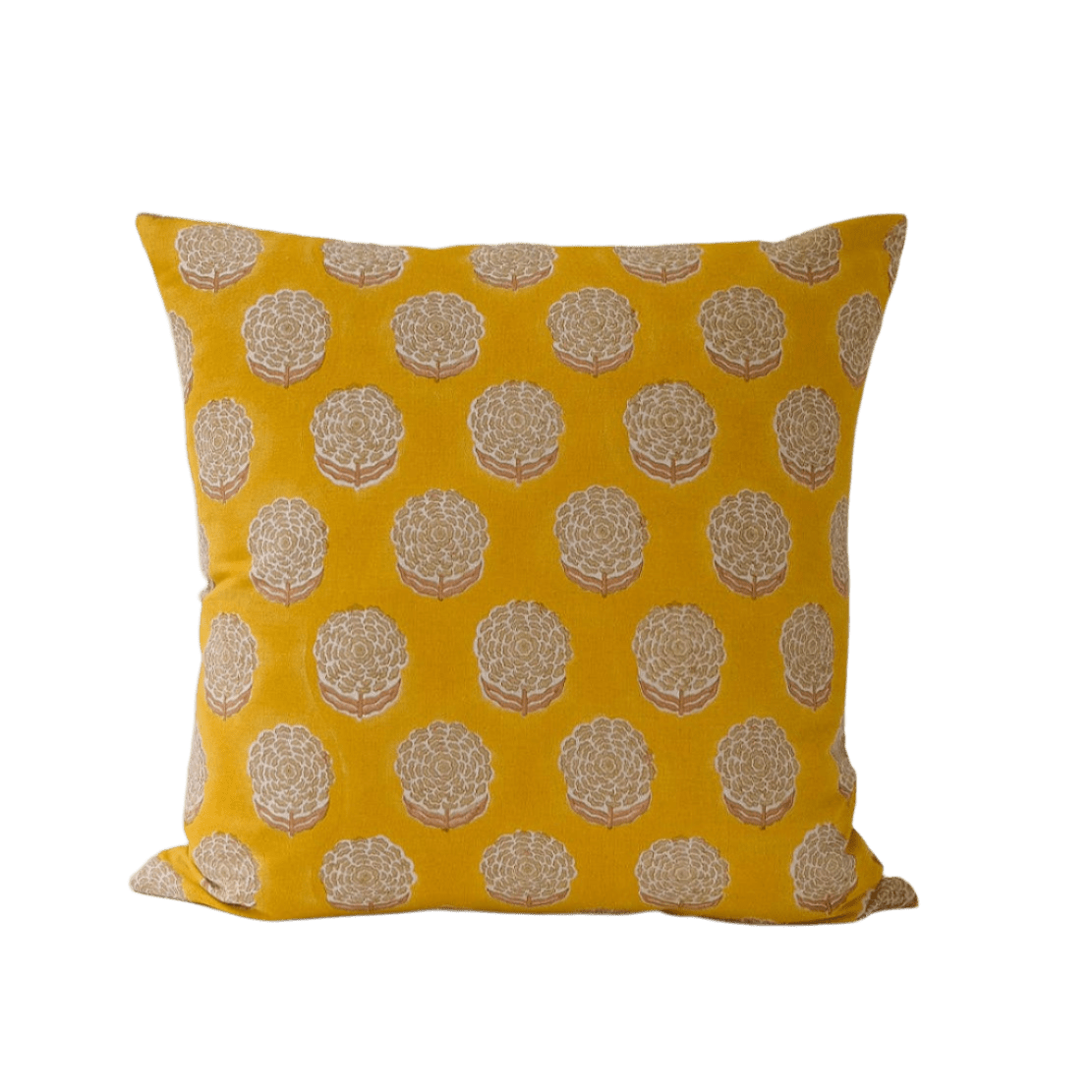 Soil to Studio · Alisha Hand Block - printed Linen Pillow · 18x18 | socius design in Rochester, MN