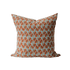 Aliya Hand Block-Printed Linen Pillow · 22x22