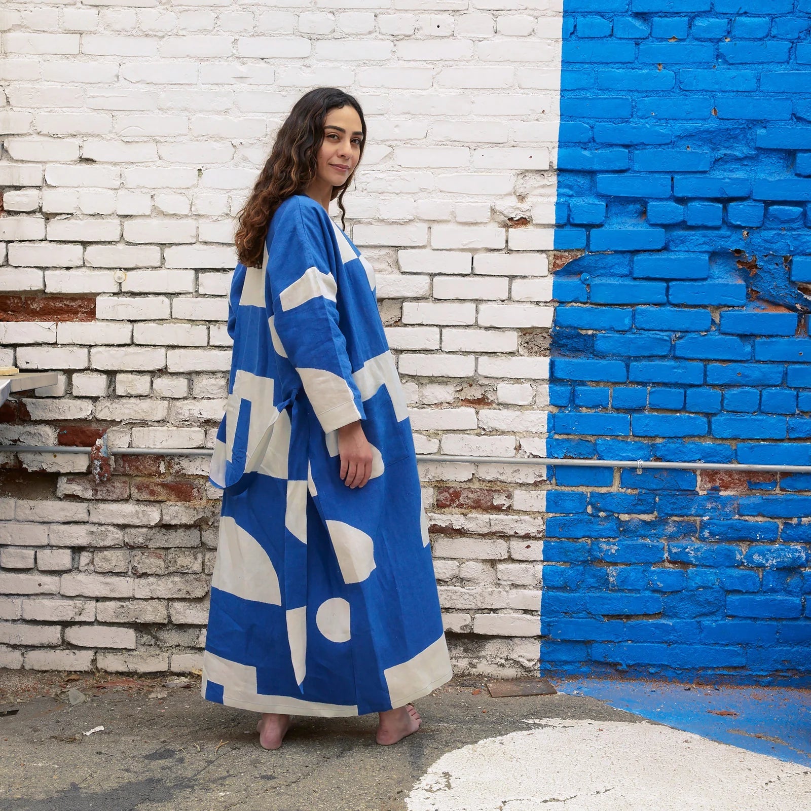 Block Shop · Alma Block - Printed Linen Robe | socius design in Rochester, MN
