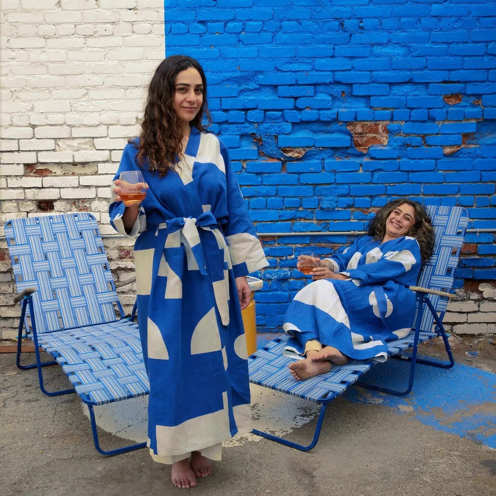 Block Shop · Alma Block - Printed Linen Robe | socius design in Rochester, MN