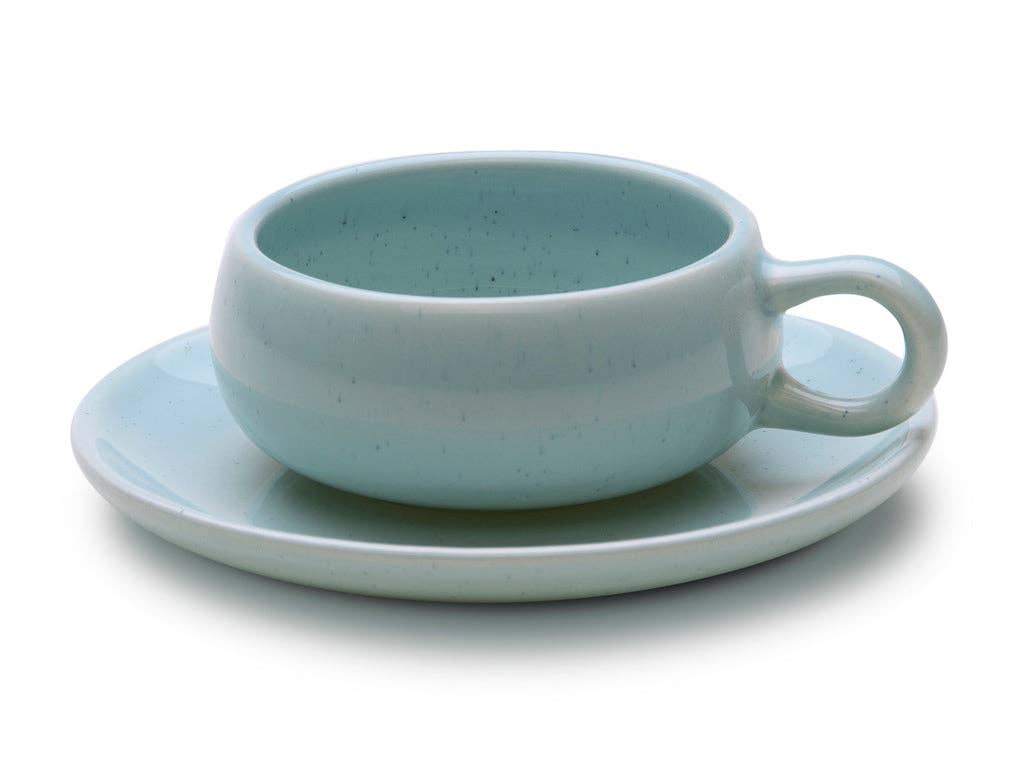 Bauer Pottery American Modern Cup & Saucer