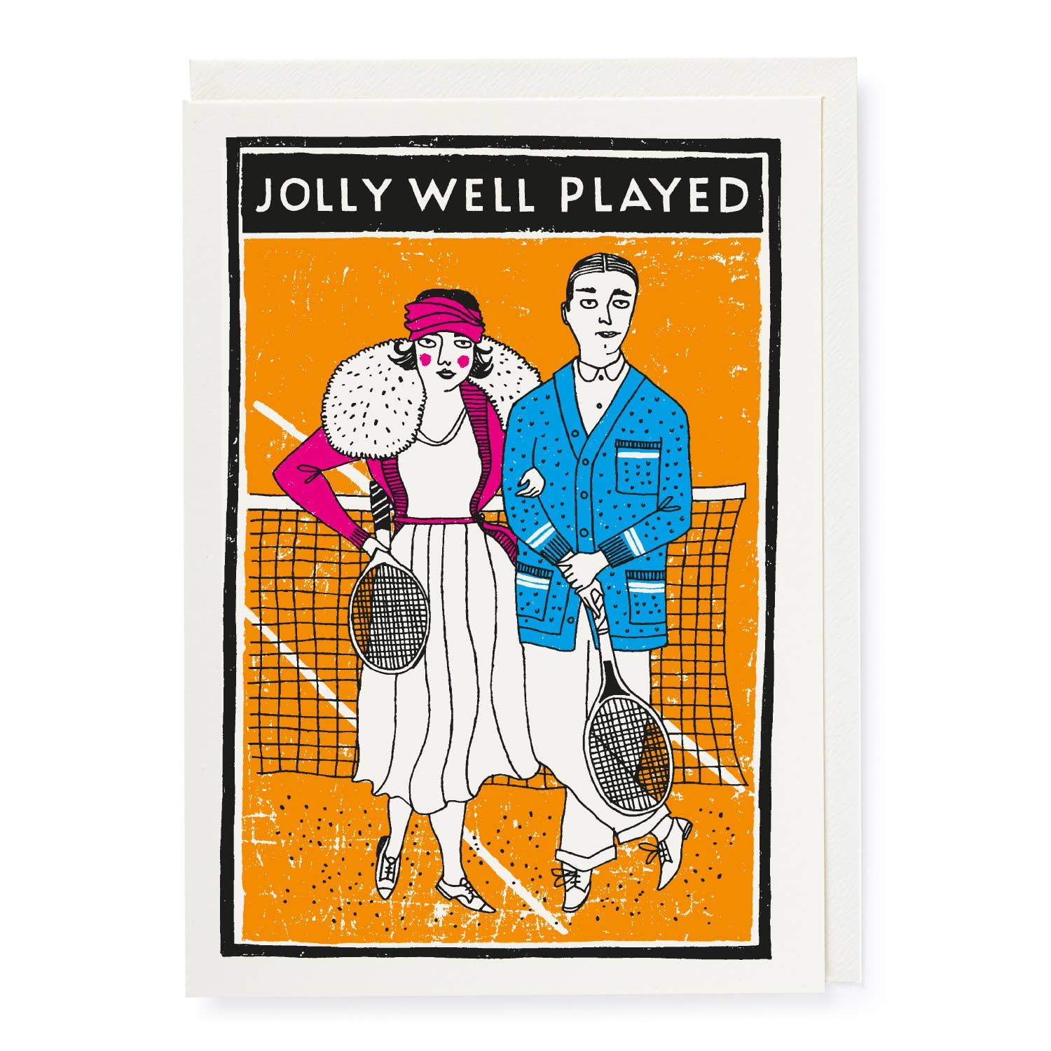 Archivist Gallery | United States & Canada · Anyone for Tennis | Blank Note Card | socius design in Rochester, MN