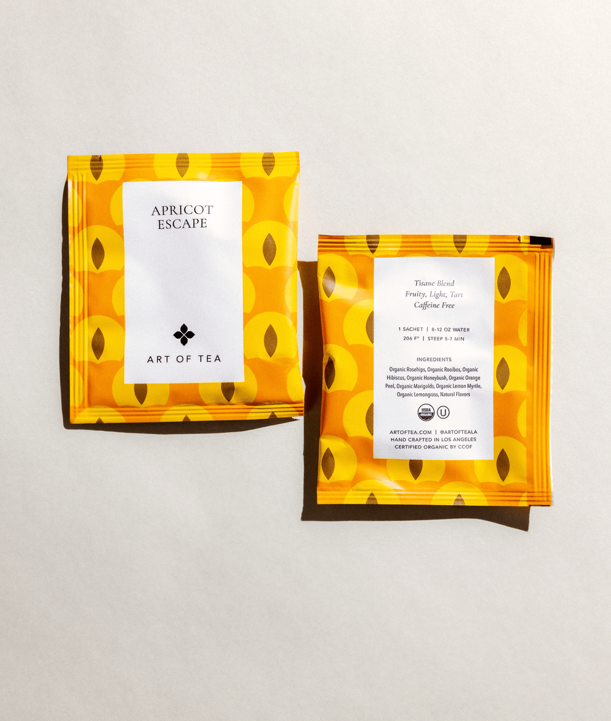 Art of Tea · Apricot Escape Eco Teabag Sachets | socius design in Rochester, MN