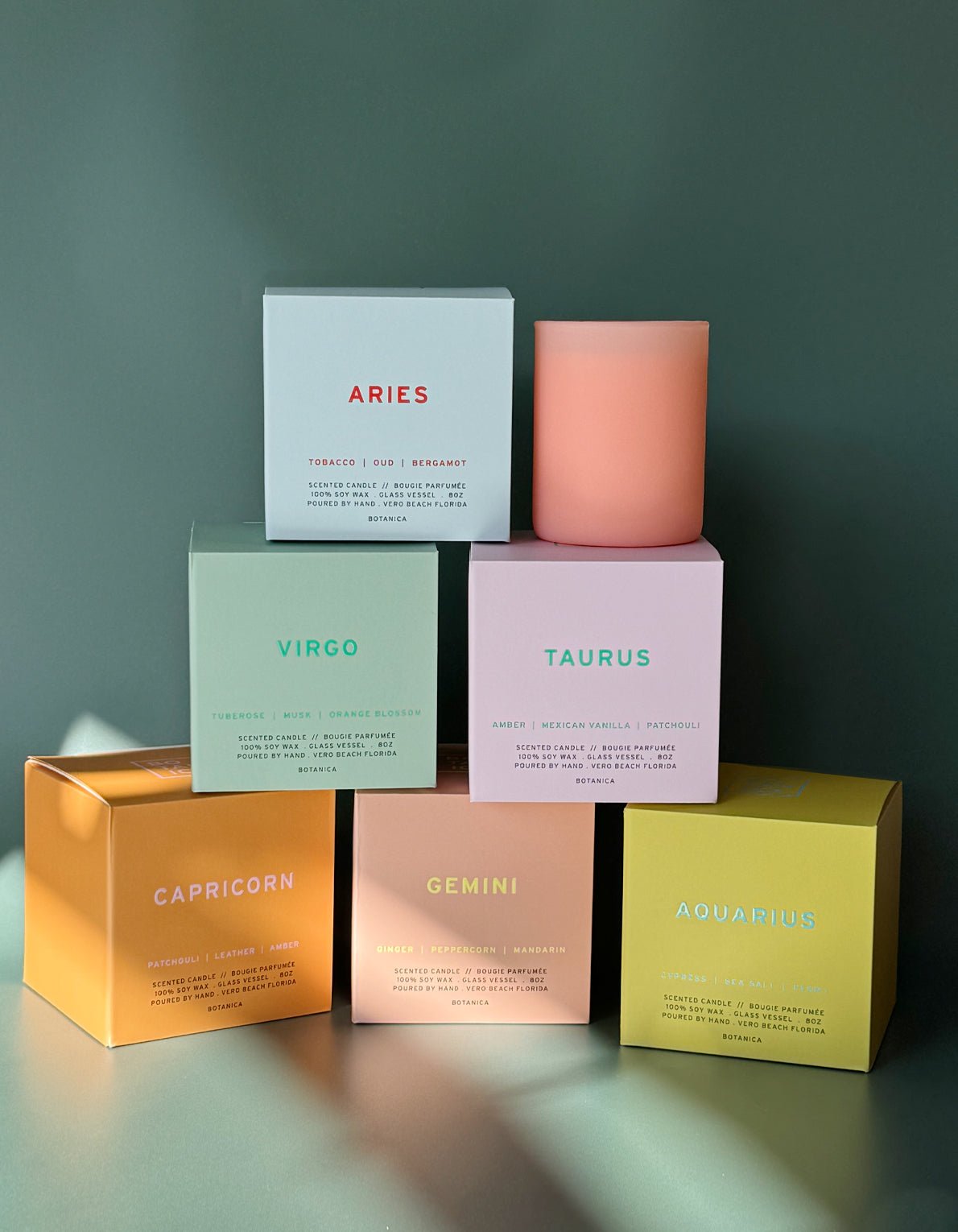 BOTANICA · Aquarius Zodiac 8 oz. Candle | socius design in Rochester, MN