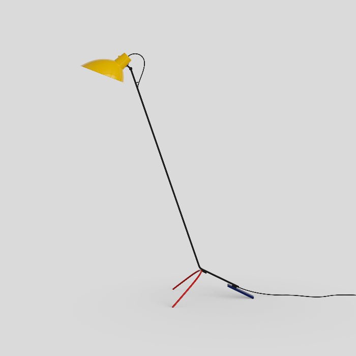 Astep VV Cinquanta Floor Lamp - Mondrian Frame / Yellow