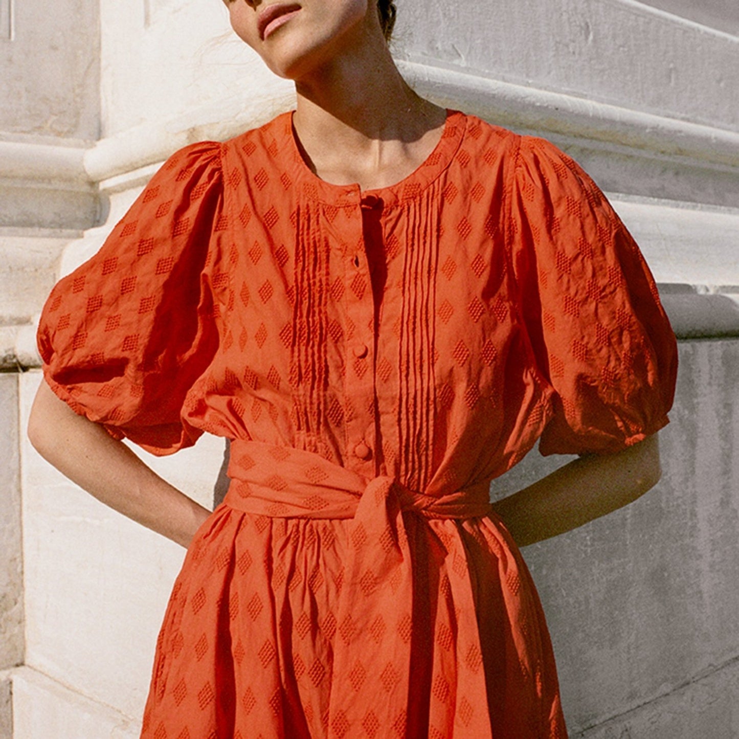 Block Shop · August Dress | Papaya | socius design in Rochester, MN