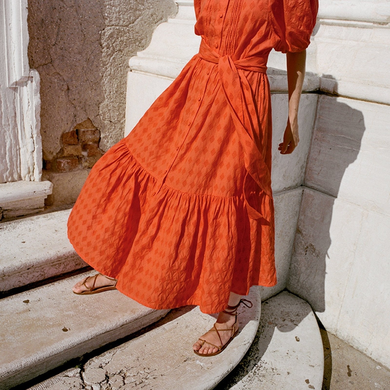 Block Shop · August Dress | Papaya | socius design in Rochester, MN