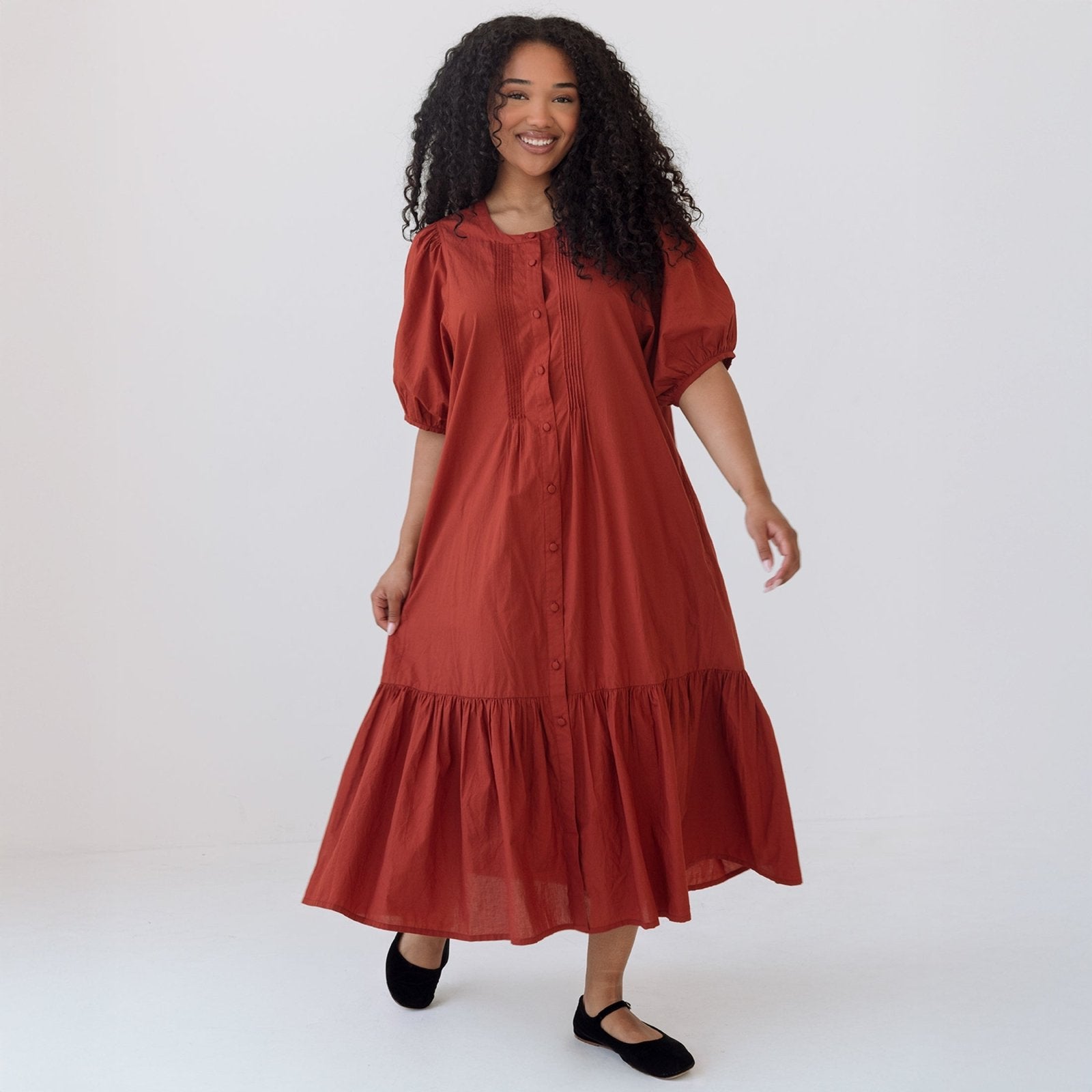 Block Shop · August Dress | Russet | socius design in Rochester, MN