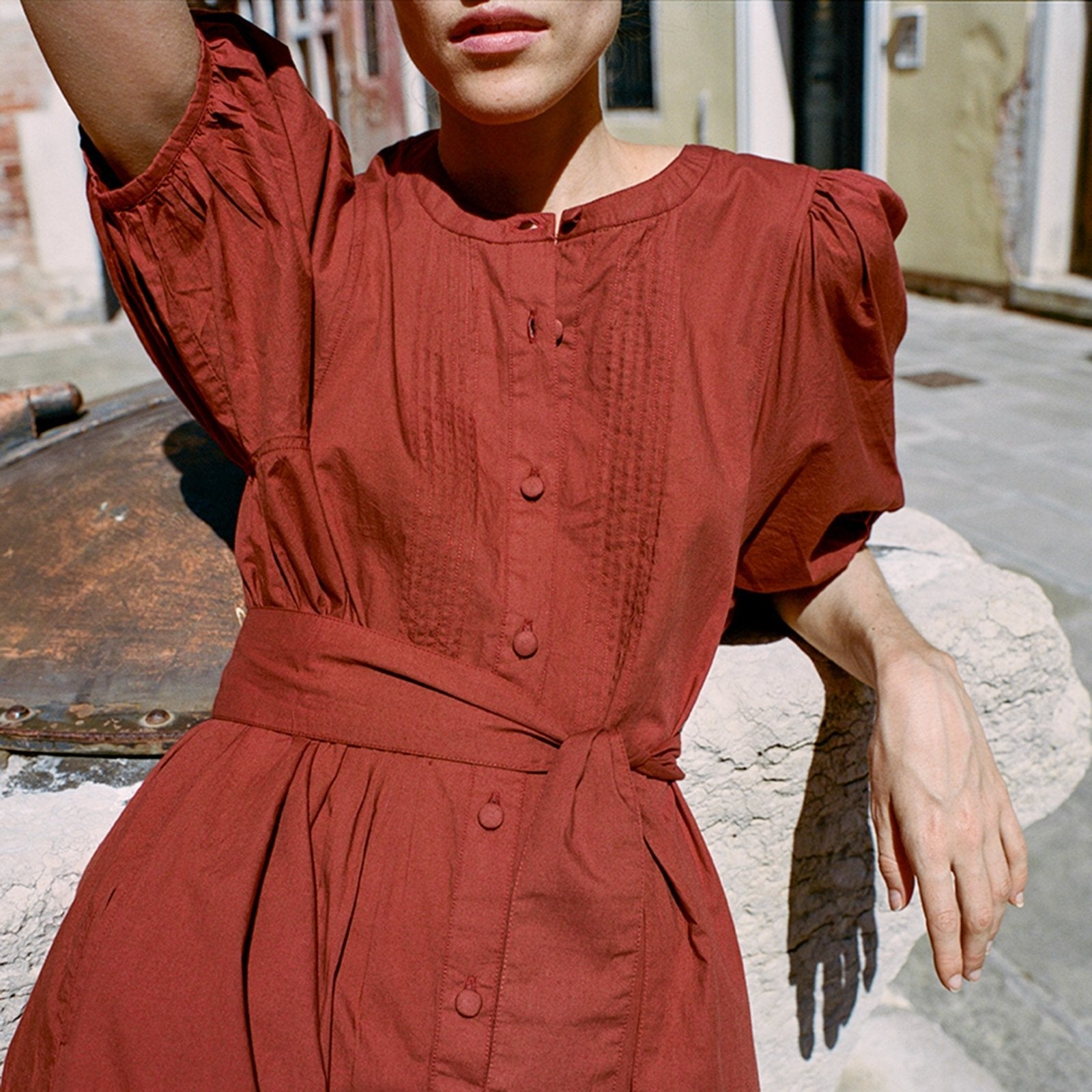 Block Shop · August Dress | Russet | socius design in Rochester, MN