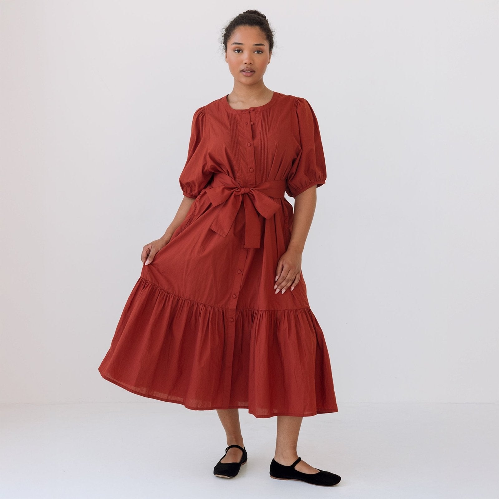 Block Shop · August Dress | Russet | socius design in Rochester, MN