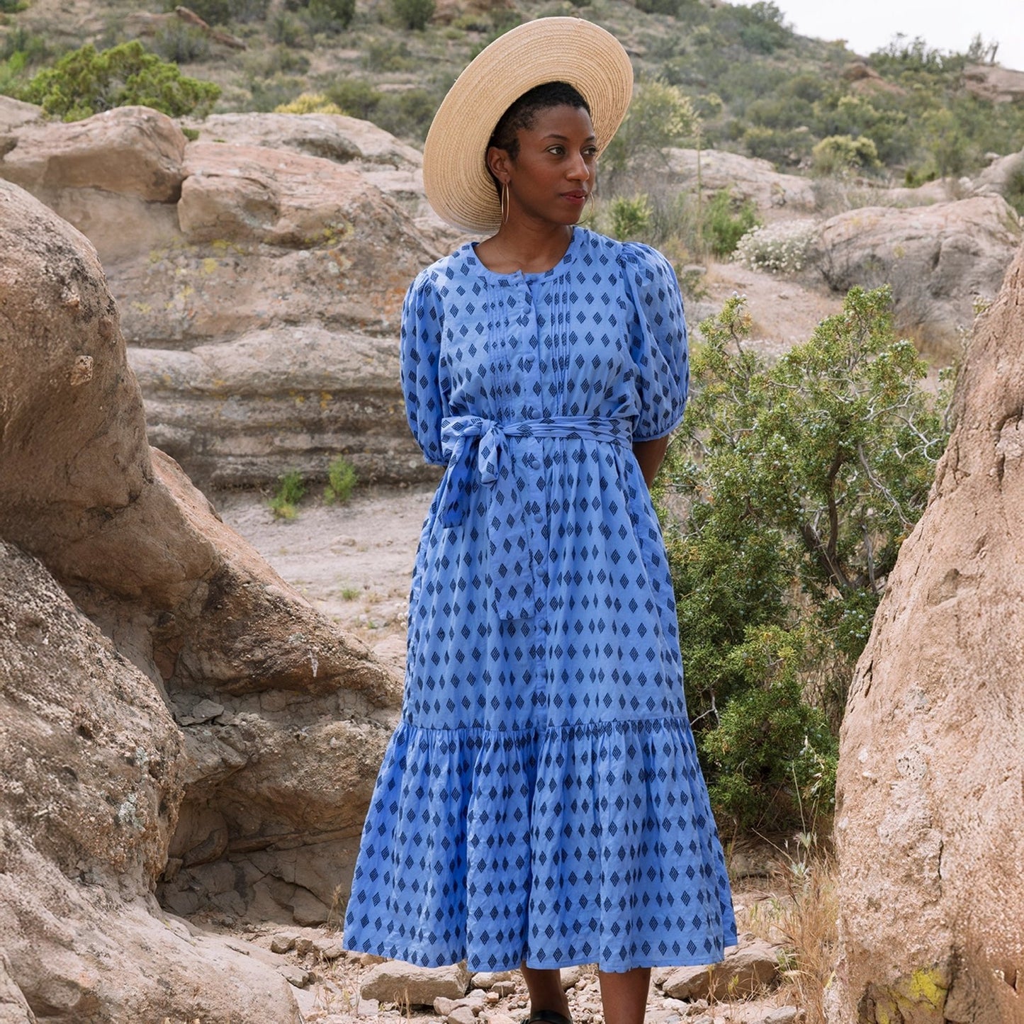 Block Shop · August Dress | Sapphire | socius design in Rochester, MN