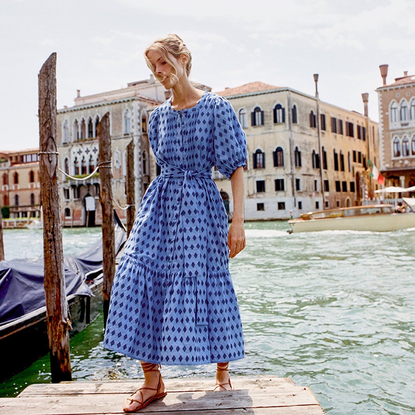 Block Shop · August Dress | Sapphire | socius design in Rochester, MN