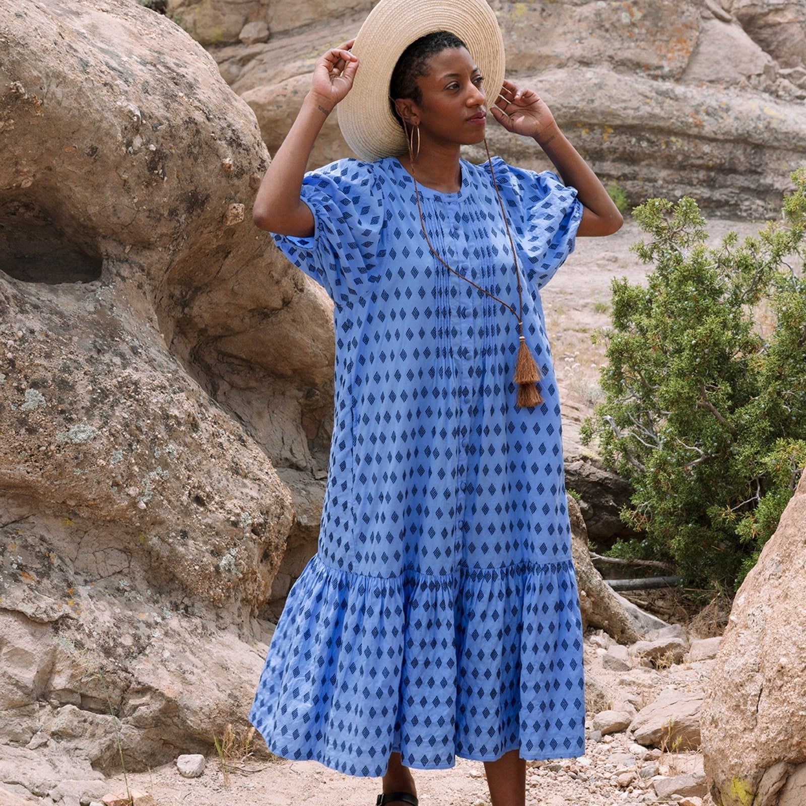 Block Shop · August Dress | Sapphire | socius design in Rochester, MN